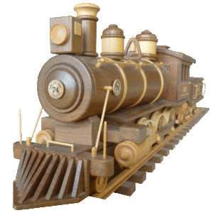 74 – Locomotive & Tender (Coal Burner) – Toys and Joys: Wooden Toy ...